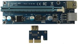 سایر تجهیزات و لوازم ماینینگ   Riser PCIE x1 to x16 USB 3 Ver 009S extender165730thumbnail